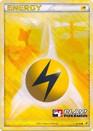 Lightning Energy 91/95 (Play! Pokemon) 091/095 Holofoil League & Championship Cards