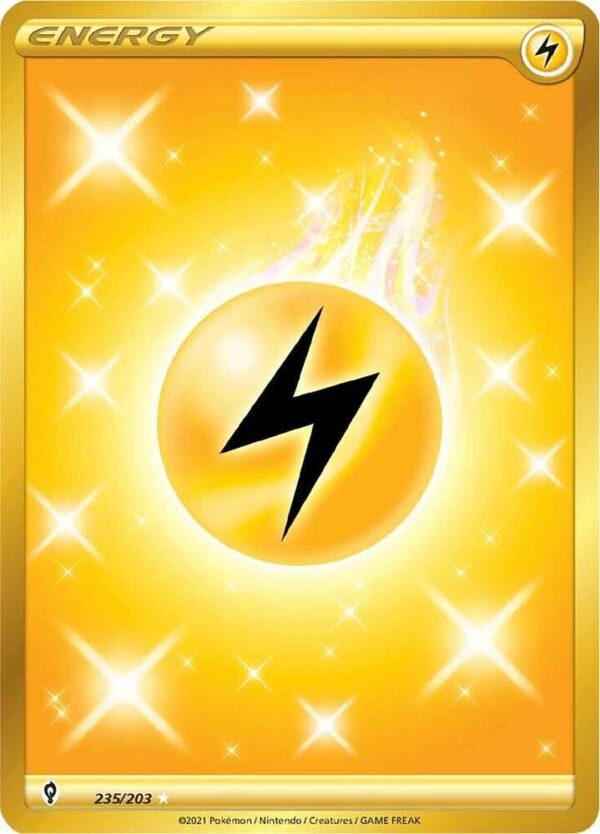 Lightning Energy (Secret) 235/203 Holofoil SWSH07: Evolving Skies