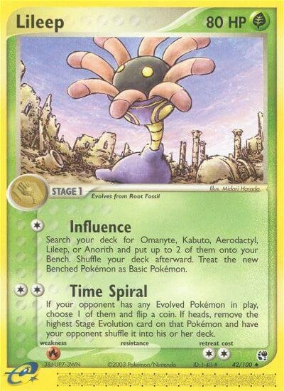 Lileep 42/100 Reverse Holofoil Sandstorm Lileep 42/100 Reverse Holofoil Sandstorm