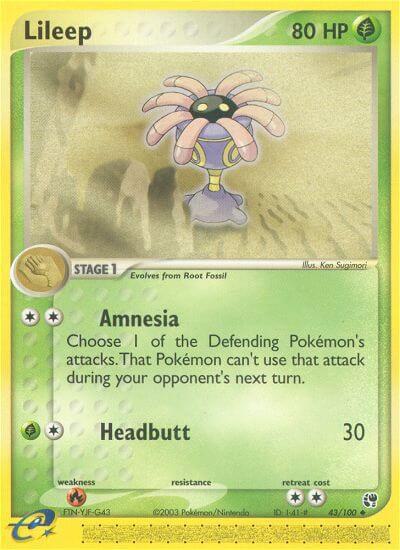 Lileep 43/100 Reverse Holofoil Sandstorm Lileep 43/100 Reverse Holofoil Sandstorm