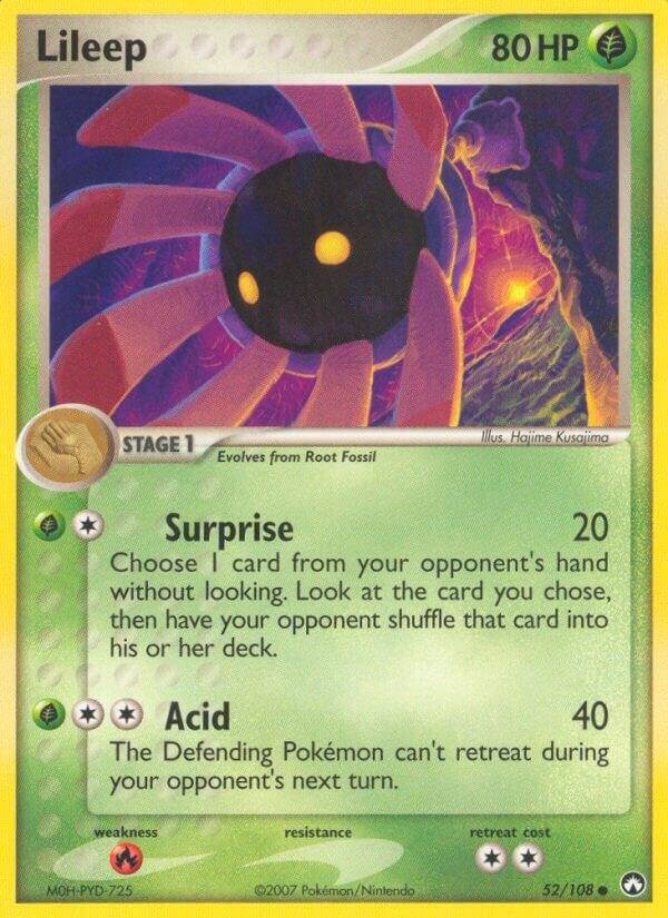 Lileep 52/108 Reverse Holofoil Power Keepers Lileep 52/108 Reverse Holofoil Power Keepers