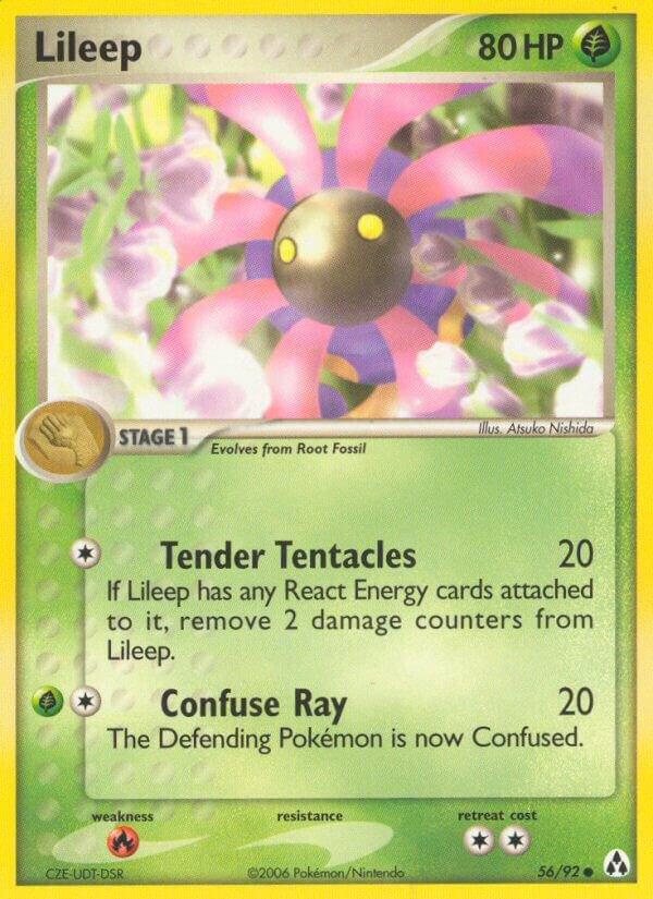 Lileep 56/92 Reverse Holofoil Legend Maker Lileep 56/92 Reverse Holofoil Legend Maker