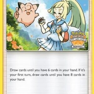 Lillie 125a/156 (Regional Championships) Reverse Holofoil League & Championship Cards