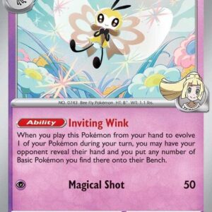 Lillie’s Ribombee 067/159 Reverse Holofoil SV09: Journey Together