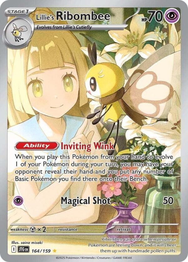 Lillie’s Ribombee 164/159 Holofoil SV09: Journey Together Lillie’s Ribombee 164/159 Holofoil SV09: Journey Together
