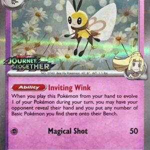Lillie’s Ribombee 183 (Prerelease) Holofoil SV: Scarlet & Violet Promo Cards Lillie’s Ribombee 183 (Prerelease) Holofoil SV: Scarlet & Violet Promo Cards