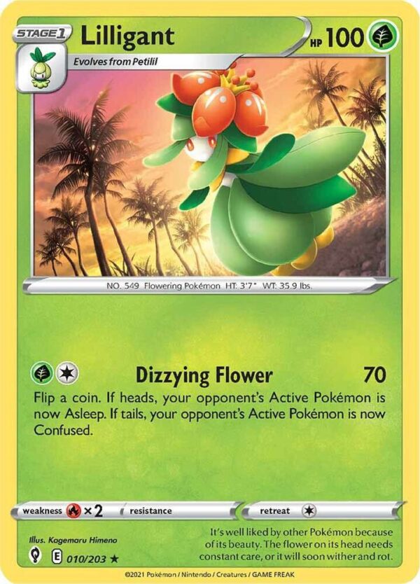 Lilligant 010/203 Normal SWSH07: Evolving Skies