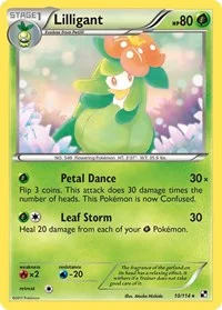 Lilligant | 10/114 | Reverse Holofoil | Black and White