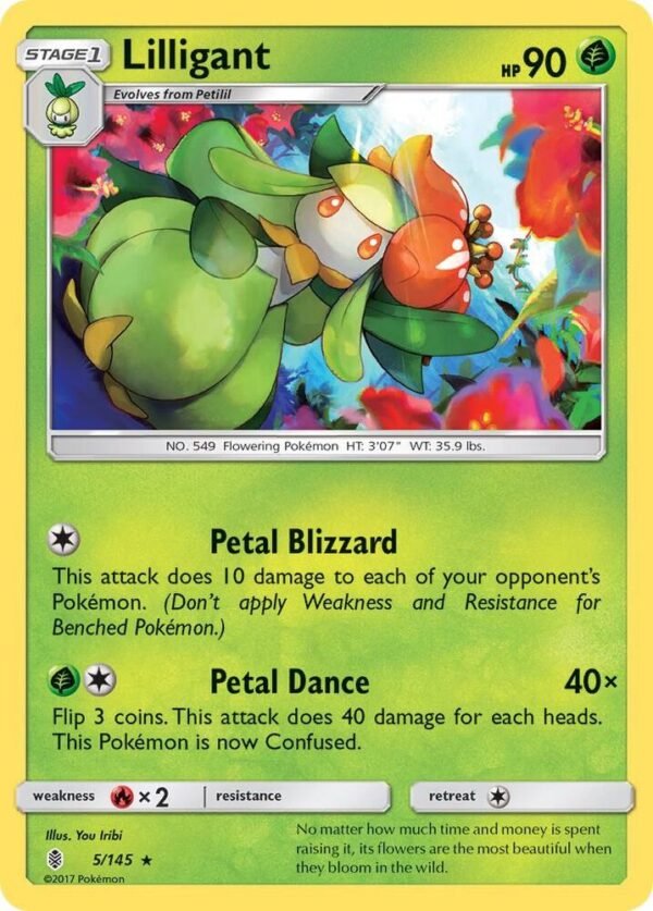 Lilligant 5/145 Normal SM – Guardians Rising Lilligant 5/145 Normal SM – Guardians Rising