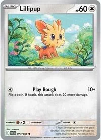 Lillipup | 074/086 | Reverse Holofoil | SV: White Flare