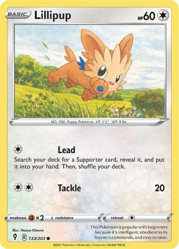 Lillipup 133/203 Normal SWSH07: Evolving Skies Lillipup 133/203 Normal SWSH07: Evolving Skies