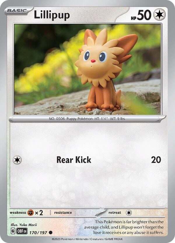 Lillipup 170/197 Normal SV03: Obsidian Flames Lillipup 170/197 Normal SV03: Obsidian Flames