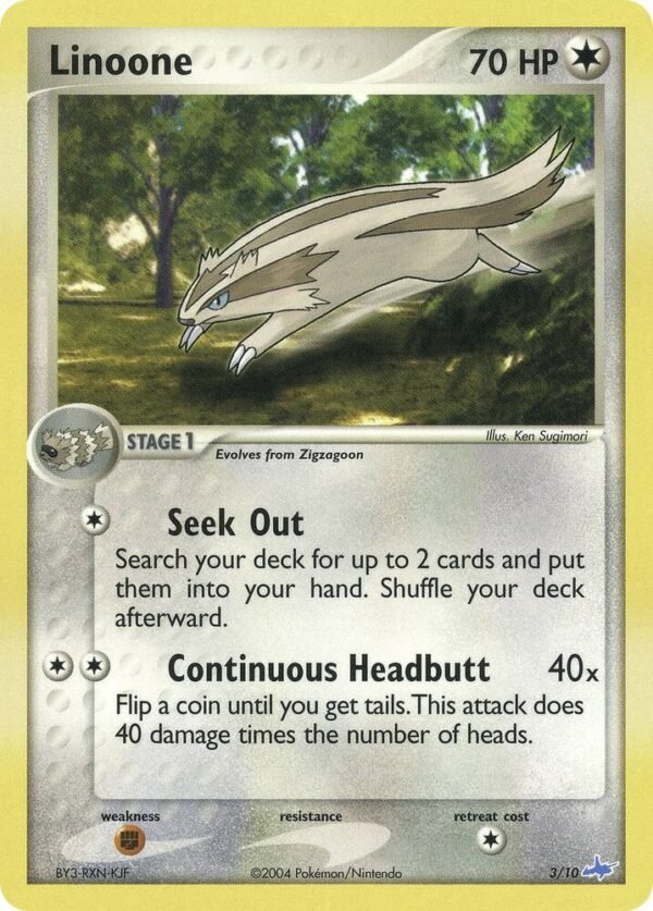 Linoone 3/10 Normal EX Trainer Kit 1: Latias & Latios