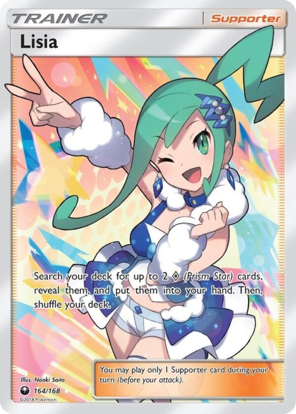 Lisia (Full Art) 164/168 Holofoil SM – Celestial Storm Lisia (Full Art) 164/168 Holofoil SM – Celestial Storm
