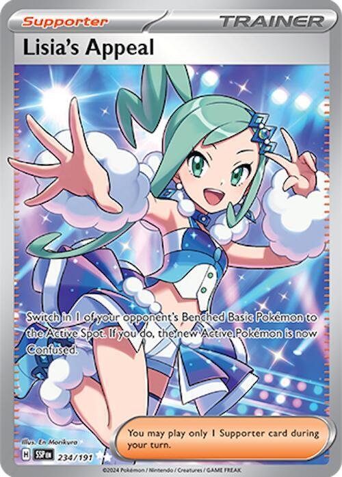 Lisia’s Appeal 234/191 Holofoil SV08: Surging Sparks Lisia’s Appeal 234/191 Holofoil SV08: Surging Sparks