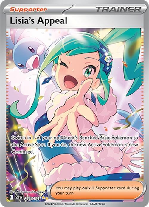Lisia’s Appeal 246/191 Holofoil SV08: Surging Sparks Lisia’s Appeal 246/191 Holofoil SV08: Surging Sparks