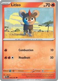 Litleo | 015/131 | Reverse Holofoil | SV: Prismatic Evolutions