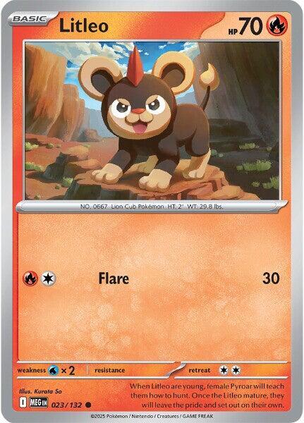 Litleo 023/132 Normal ME01: Mega Evolution