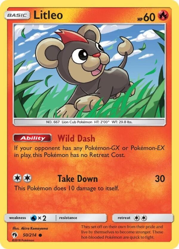 Litleo 50/214 Normal SM – Lost Thunder Litleo 50/214 Normal SM – Lost Thunder