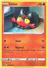 Litten | 030/195 | Reverse Holofoil | SWSH12: Silver Tempest