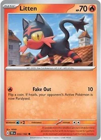 Litten | 032/162 | Reverse Holofoil | SV05: Temporal Forces Litten | 032/162 | Reverse Holofoil | SV05: Temporal Forces