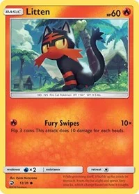 Litten | 12/70 | Reverse Holofoil | Dragon Majesty