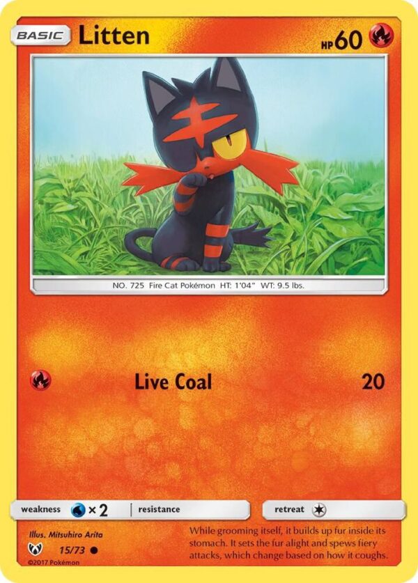 Litten 15/73 Normal Shining Legends