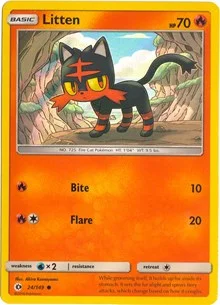 Litten | 24/149 (Water Web Holo) | 024/149 | Holofoil | Miscellaneous Cards & Products