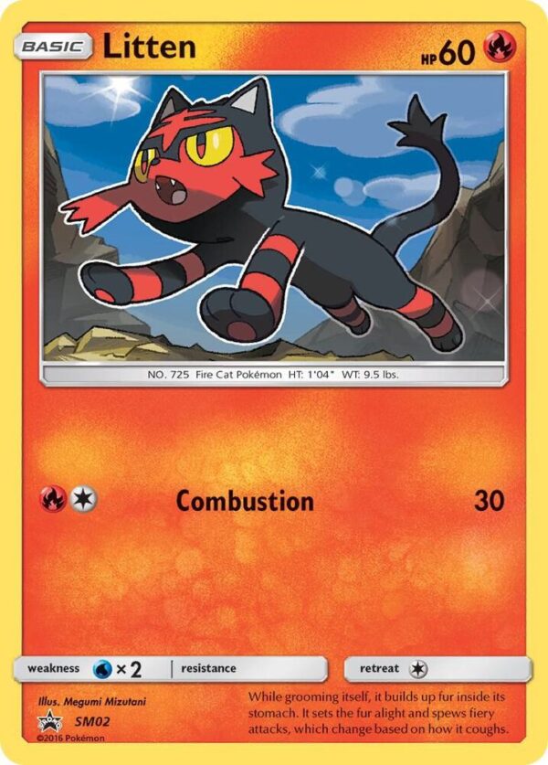 Litten SM02 Holofoil SM Promos Litten SM02 Holofoil SM Promos
