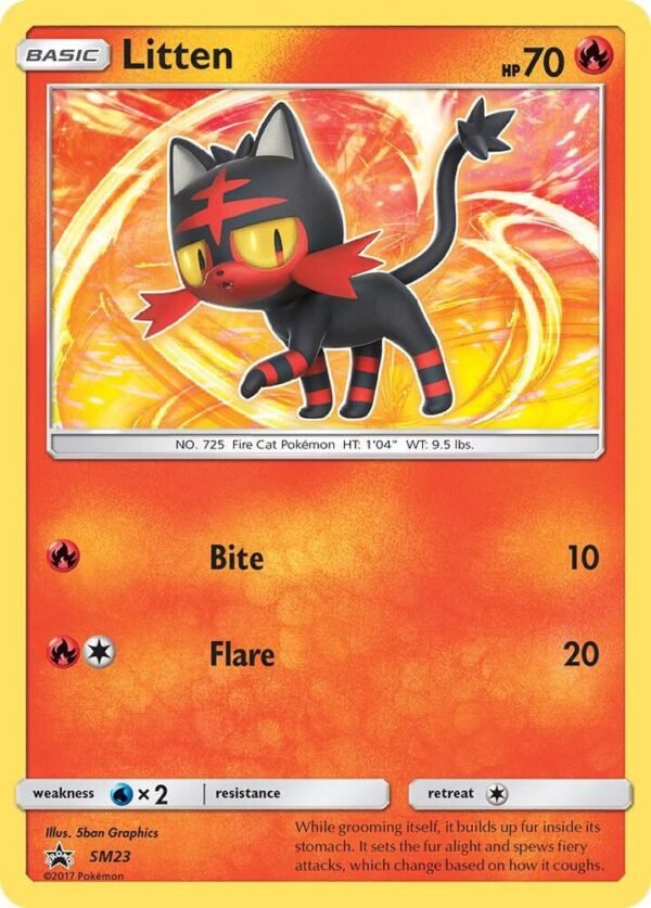 Litten SM23 Holofoil SM Promos Litten SM23 Holofoil SM Promos