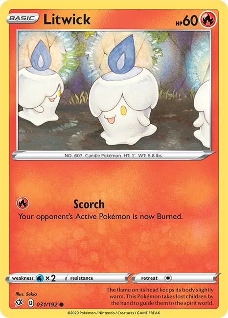 Litwick 031/192 Normal SWSH02: Rebel Clash
