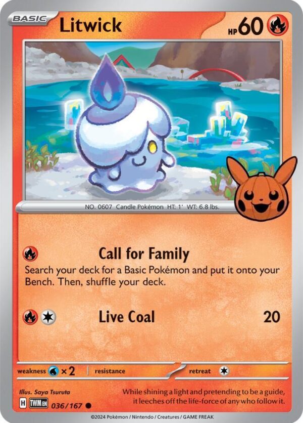 Litwick 036/167 Normal Trick or Trade BOOster Bundle 2024