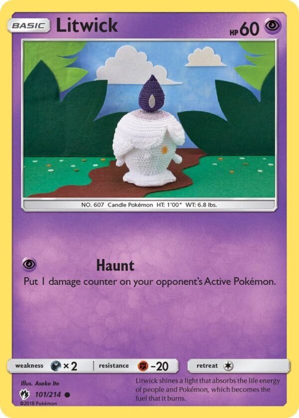 Litwick 101/214 Normal SM – Lost Thunder