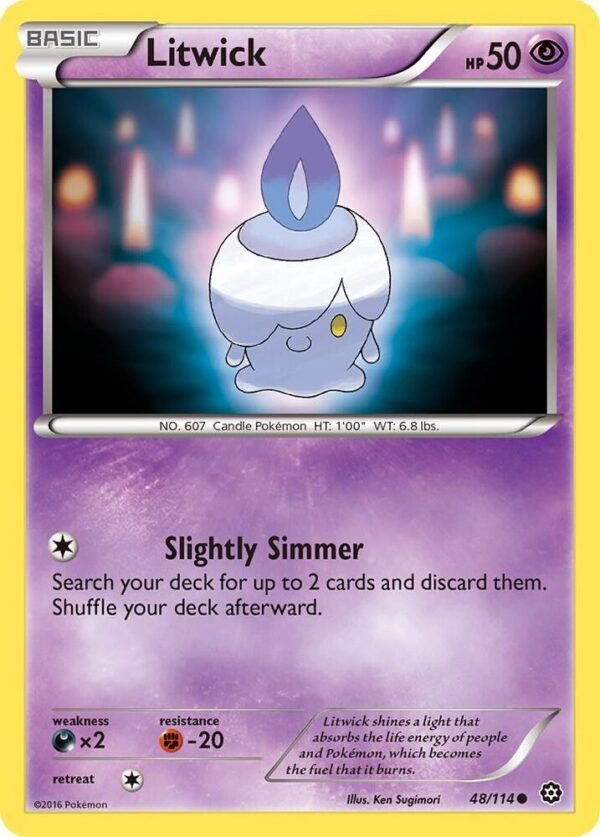 Litwick 48/114 Normal XY – Steam Siege Litwick 48/114 Normal XY – Steam Siege