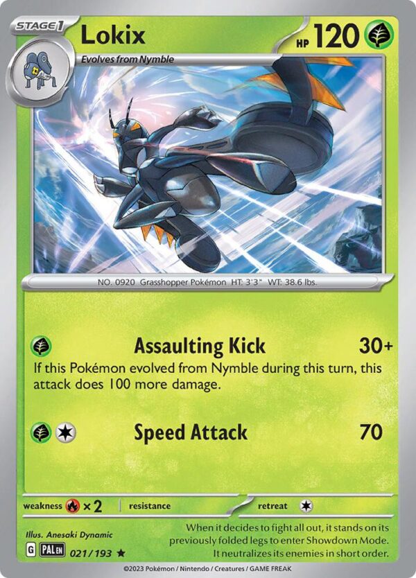 Lokix 021/193 Holofoil SV02: Paldea Evolved