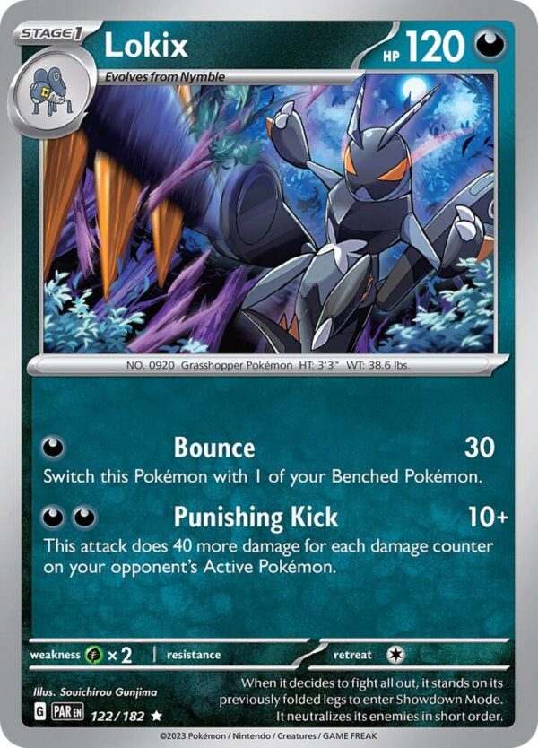 Lokix 122/182 Holofoil SV04: Paradox Rift