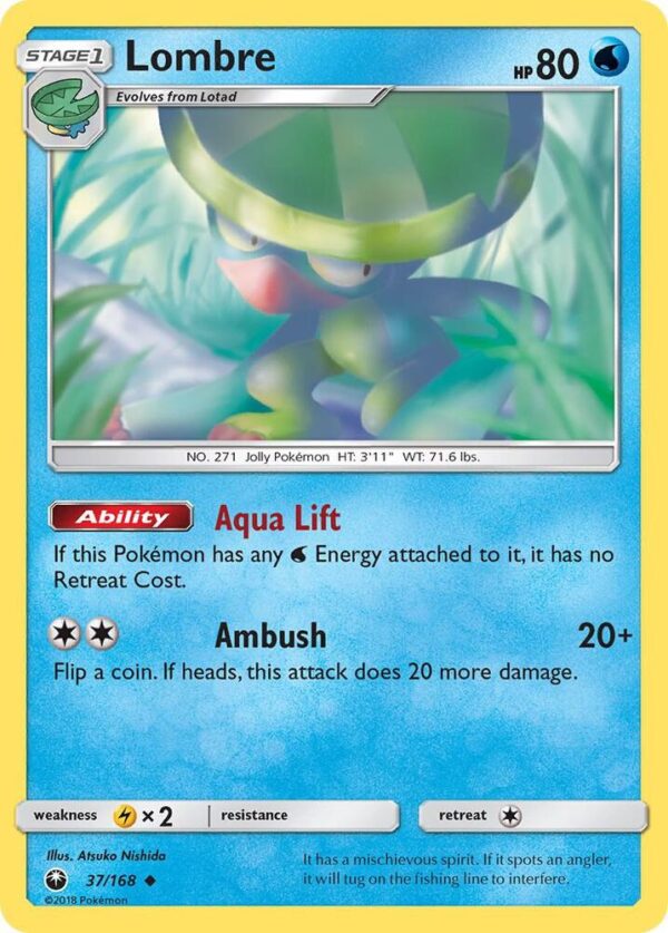 Lombre 37/168 Reverse Holofoil SM – Celestial Storm