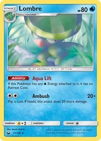 Lombre | 37/168 | Reverse Holofoil | SM - Celestial Storm Lombre | 37/168 | Reverse Holofoil | SM - Celestial Storm