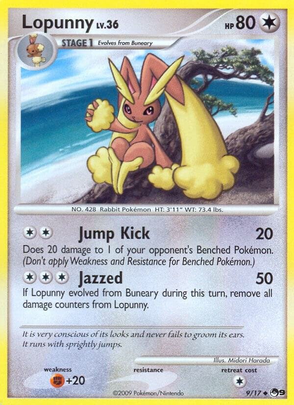 Lopunny 009/017 Holofoil POP Series 9