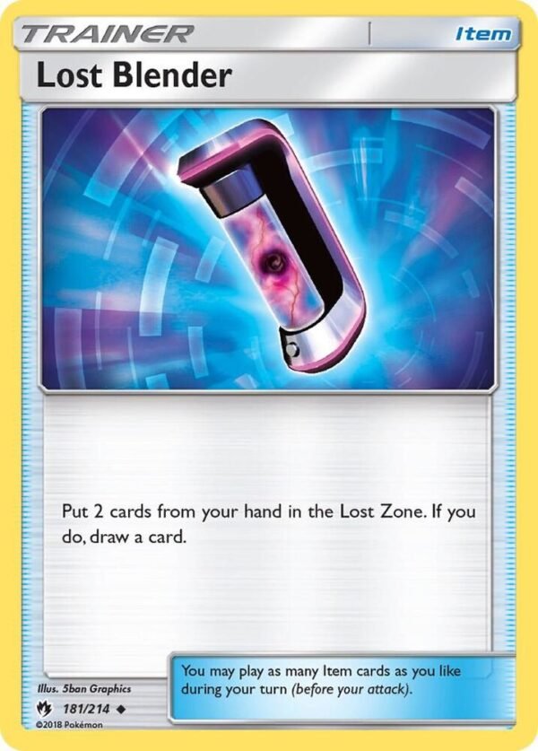 Lost Blender 181/214 Reverse Holofoil SM – Lost Thunder Lost Blender 181/214 Reverse Holofoil SM – Lost Thunder