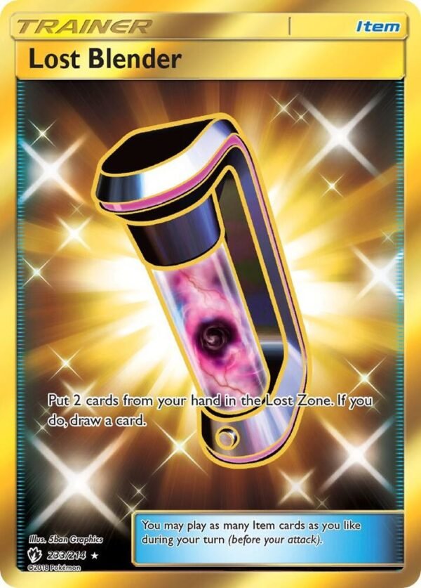Lost Blender (Secret) 233/214 Holofoil SM – Lost Thunder Lost Blender (Secret) 233/214 Holofoil SM – Lost Thunder