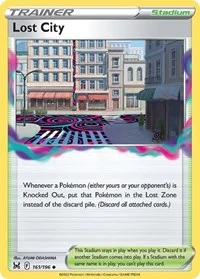 Lost City | 161/196 | Reverse Holofoil | SWSH11: Lost Origin