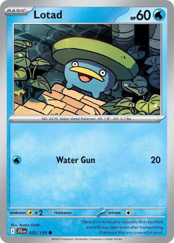 Lotad 035/159 Normal SV09: Journey Together Lotad 035/159 Normal SV09: Journey Together