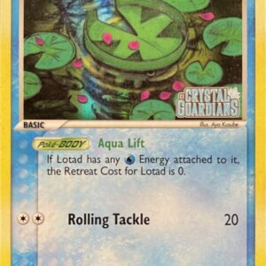 Lotad 055/100 (EX Crystal Guardians Reverse Holofoil) Reverse Holofoil Crystal Guardians Lotad 055/100 (EX Crystal Guardians Reverse Holofoil) Reverse Holofoil Crystal Guardians
