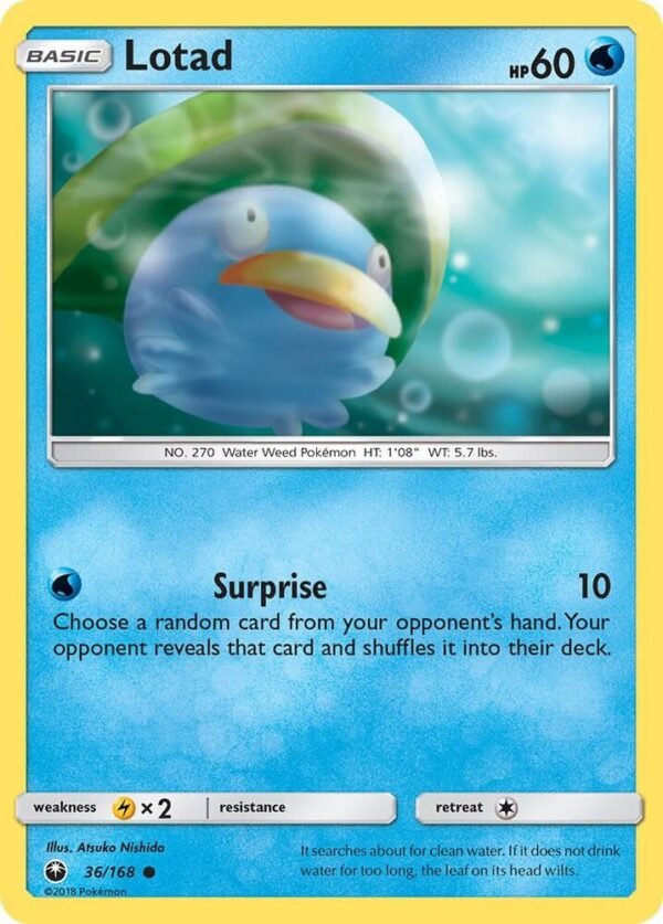 Lotad 36/168 Normal SM – Celestial Storm Lotad 36/168 Normal SM – Celestial Storm