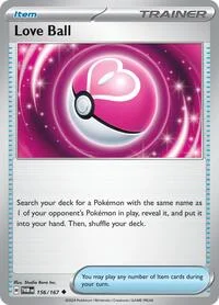 Love Ball | 156/167 | Reverse Holofoil | SV06: Twilight Masquerade