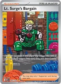 Lt. Surge's Bargain | 185/132 | Holofoil | ME01: Mega Evolution