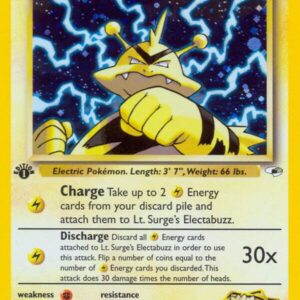 Lt. Surge’s Electabuzz (6) 006/132 Unlimited Holofoil Gym Heroes