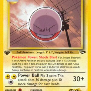 Lt. Surge’s Electrode 052/132 1st Edition Gym Challenge