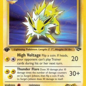 Lt. Surge’s Jolteon 028/132 1st Edition Gym Challenge